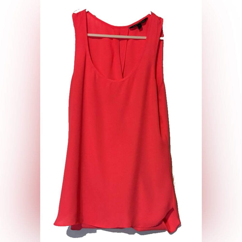 Hot pink Express slit-back tank